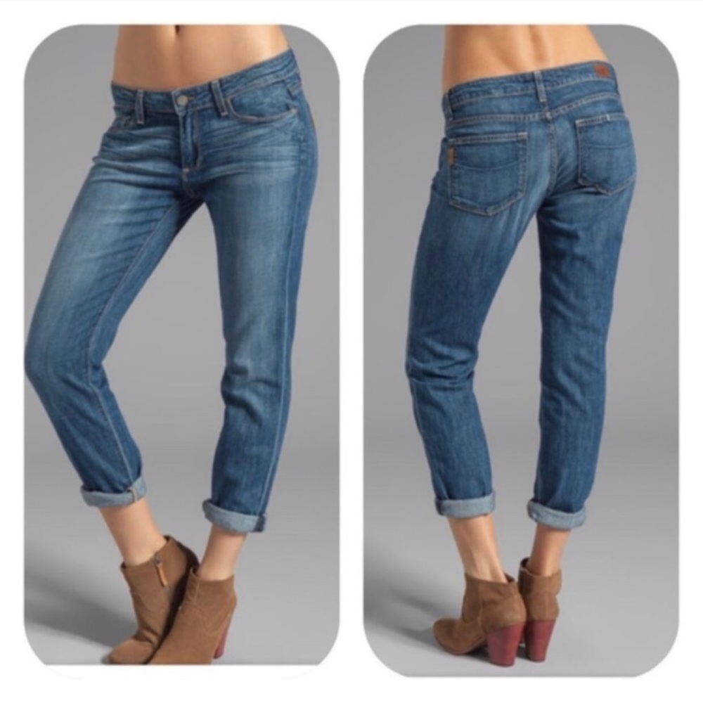 Paige Jimmy Jimmy Skinny Jeans in Tiger Lily